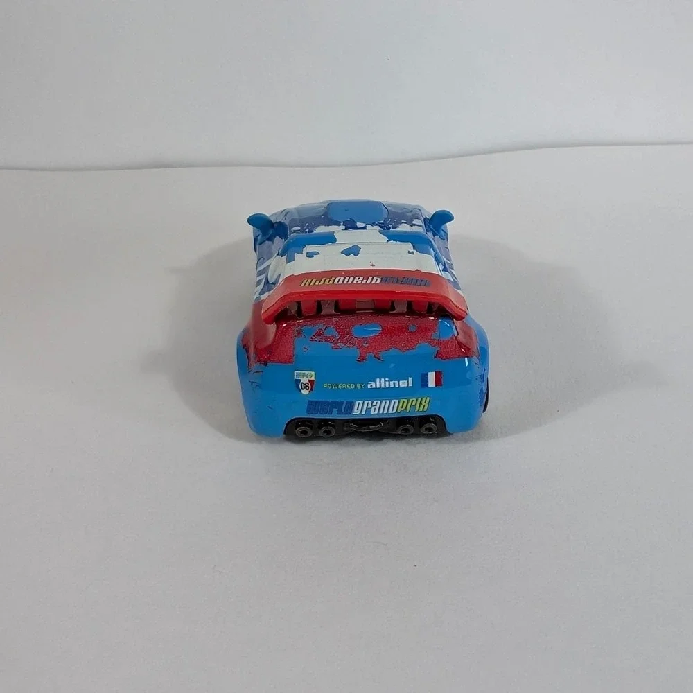 Disney Pixar Cars Raoul CaRoule GRC Global Rally Car Blue Mattel Diecast 1:55